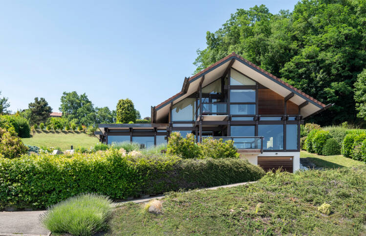 Système constructif Axe D spécialiste maisons chalets poteau poutre